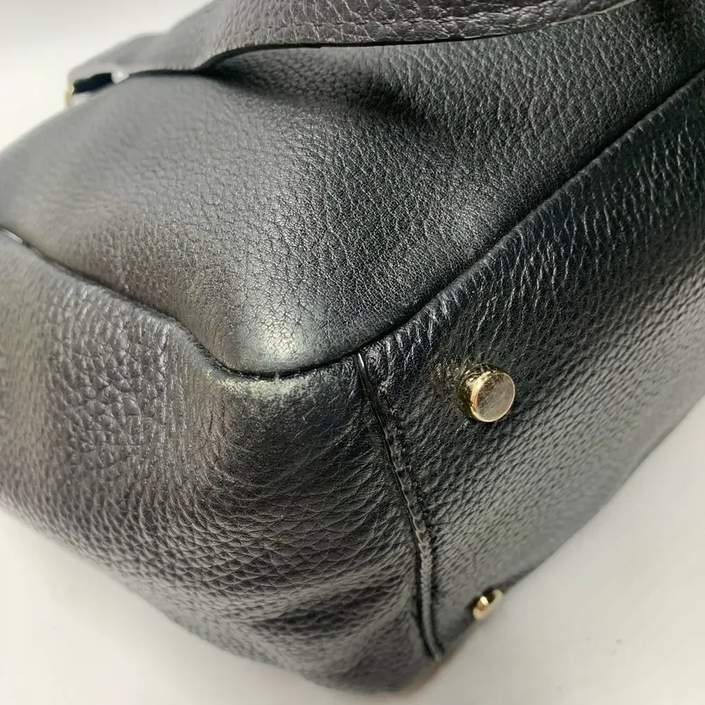 Kate Spade New York Leather Tote Bag Black Large